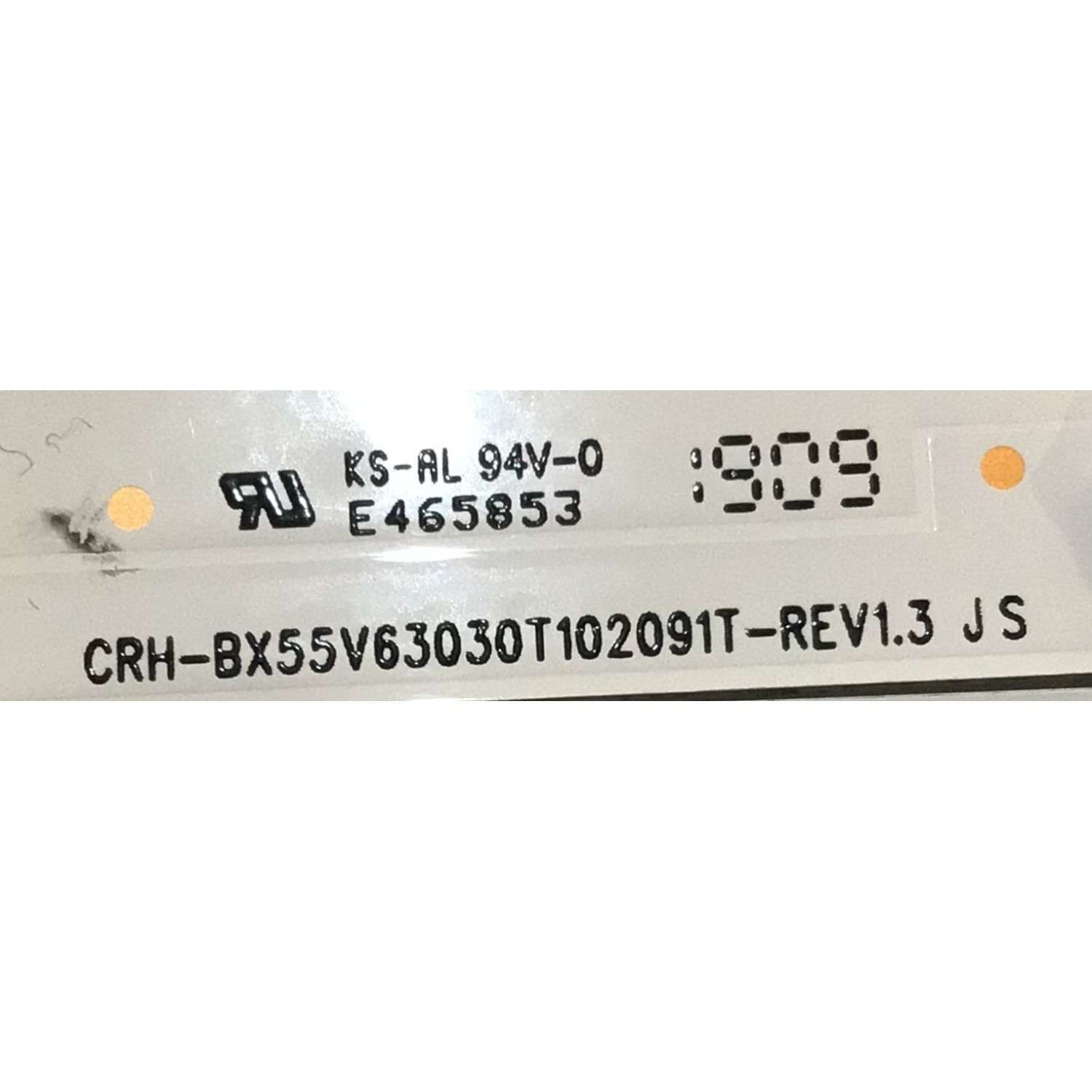 KIT DE LED'S PARA TV HISENSE ( 10 PZ ) / NUMERO DE PARTE CRH-BX55V63030T102091T / HD550V6U52 / 2019012901 / SVH550F21 / PANEL HD550V6U52\S0\FJ\GM\ROH / MODELO 55H9F - Imagen 5